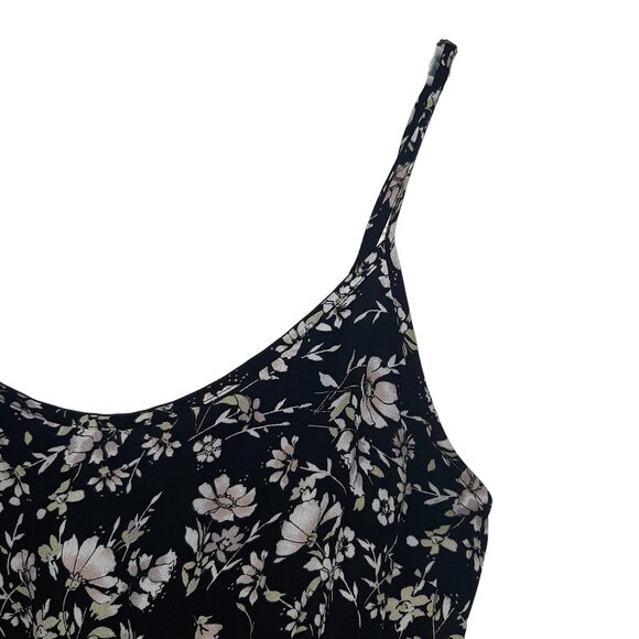 Women Forever 21 Black Floral Maxi Dress- Size S - Picture 3 of 7